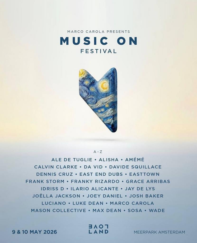 Music On 3x weekenders 9&10 May, Tickets en Kaartjes, Drie personen of meer, Overige soorten