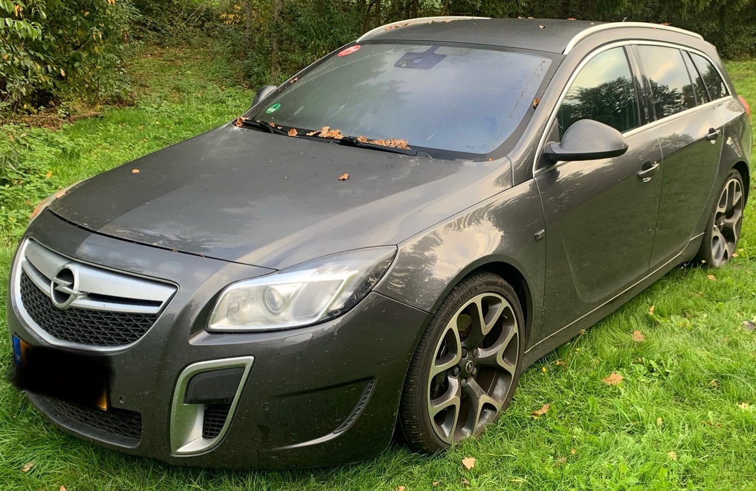 Opel Insignia sports tourer opc loop of sloop, Euro 5, Zwart, Leder, Stationwagon