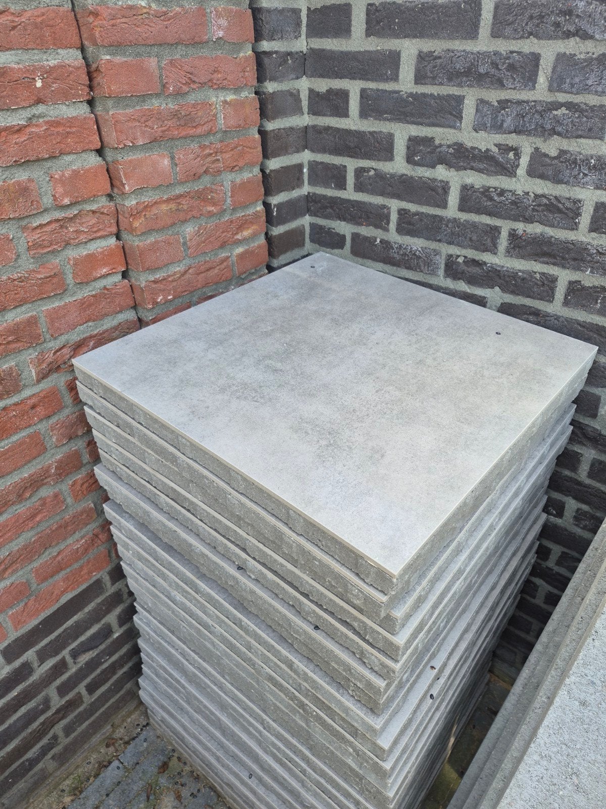 Keramische tegels 60x60x4 cm (ca. 6-7 m2) z.g.a.n., Ophalen
