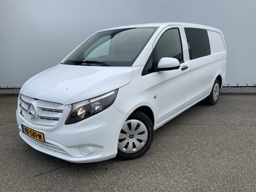 Mercedes-Benz Vito 114 CDI Lang Dub Cab Automaat Airco Cruis, Auto's, Bestelauto's, Automaat, Euro 5, Gebruikt, 4 cilinders