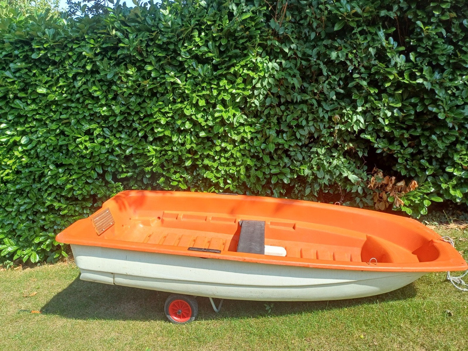 bootje met mercury 3.5 pk motor, Ophalen