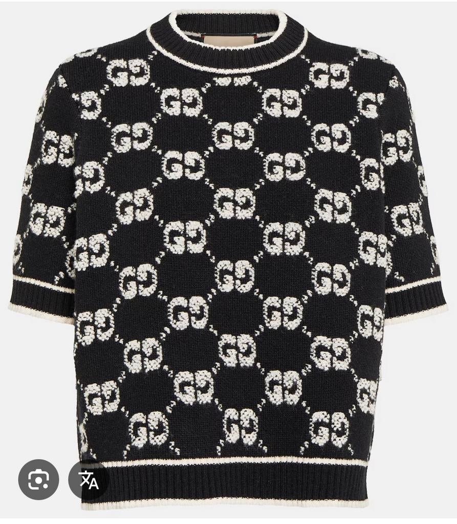 Gezocht! Gucci knitwear shirt xs/s, Zo goed als nieuw, Korte mouw, Maat 34 (XS) of kleiner, Verzenden