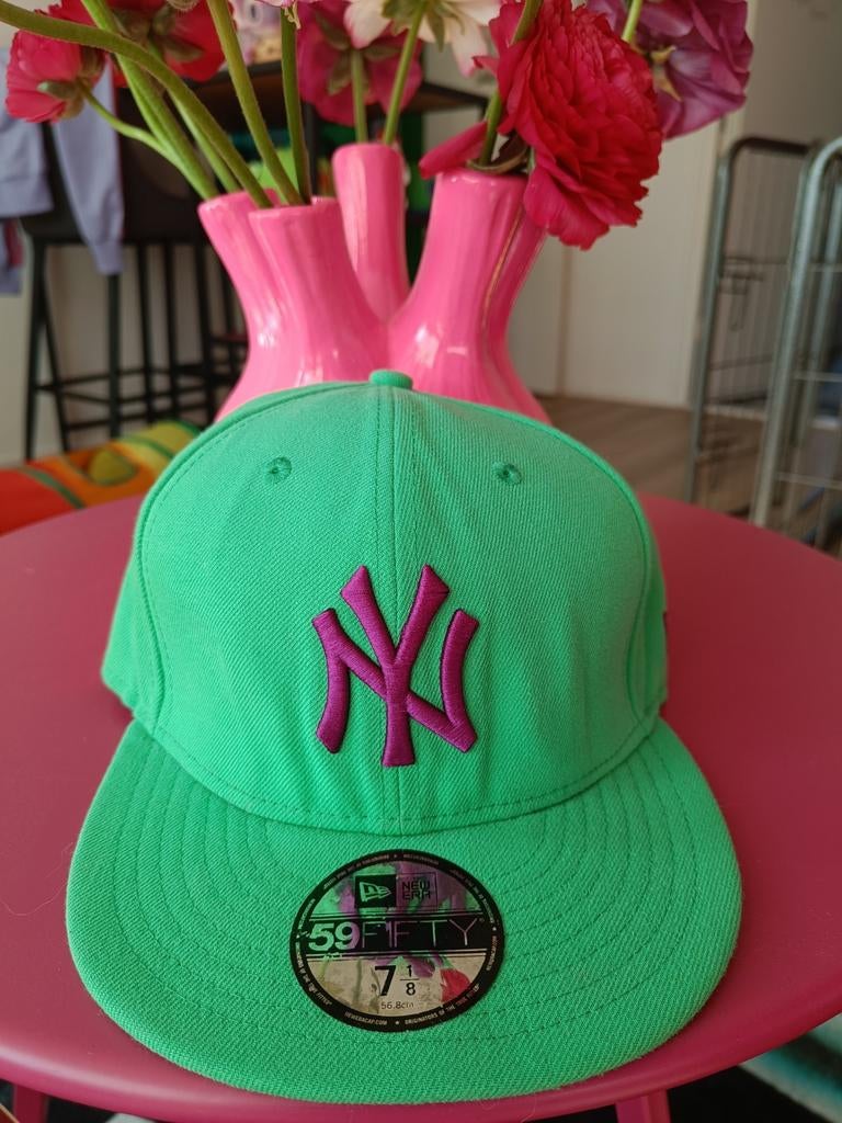 New Era pet 7 1/8, Kleding | Heren, Hoeden en Petten, Ophalen of Verzenden, New Era, Gedragen, Pet