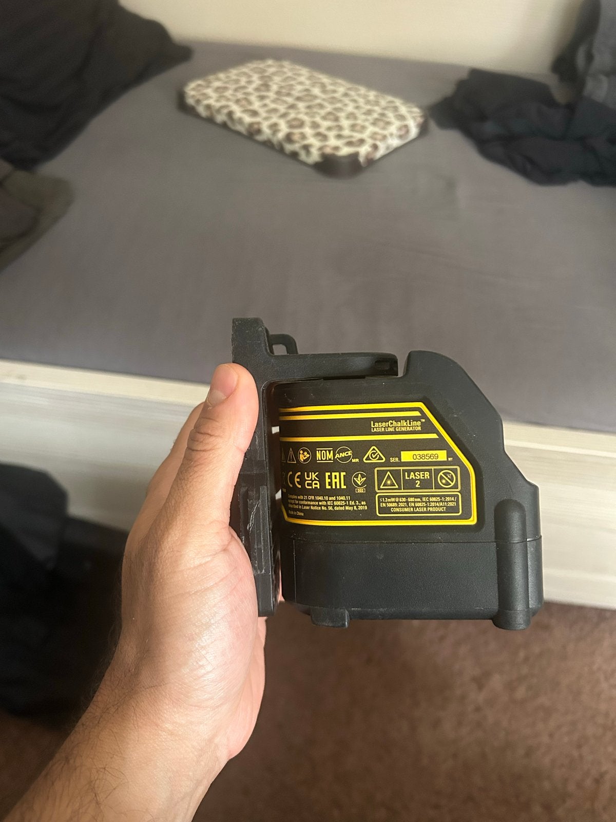 Dewalt LaserChalkLine Laser Level Generator, Doe-het-zelf en Verbouw, Meetapparatuur, Gebruikt, Overige meters, Ophalen