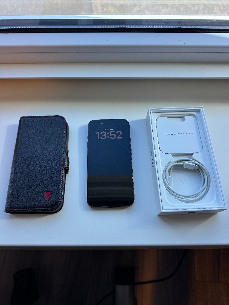 iPhone 15 Pro 128GB, als nieuw, Telecommunicatie, 128 GB, Zwart, Ophalen of Verzenden, Zo goed als nieuw