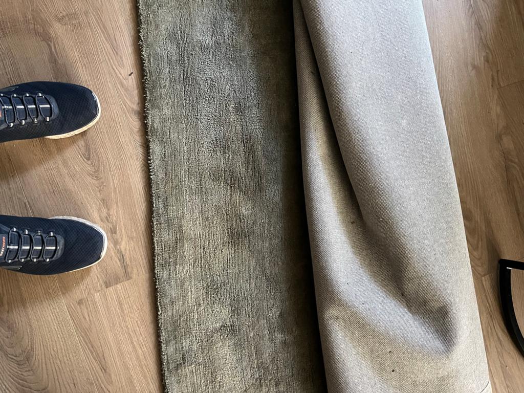 Adore Hunter Vloerkleed 160x230 cm Viscose Groen, Huis en Inrichting, Stoffering | Tapijten en Kleden, Ophalen, 150 tot 200 cm