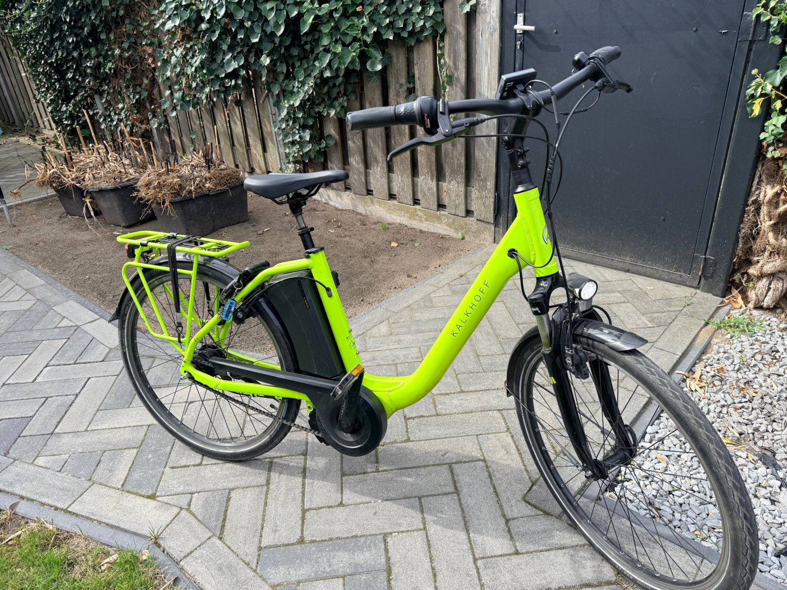Kalkhoff electrische damesfiets maat 45 neon, Minder dan 47 cm, Ophalen, Gebruikt, Overige merken