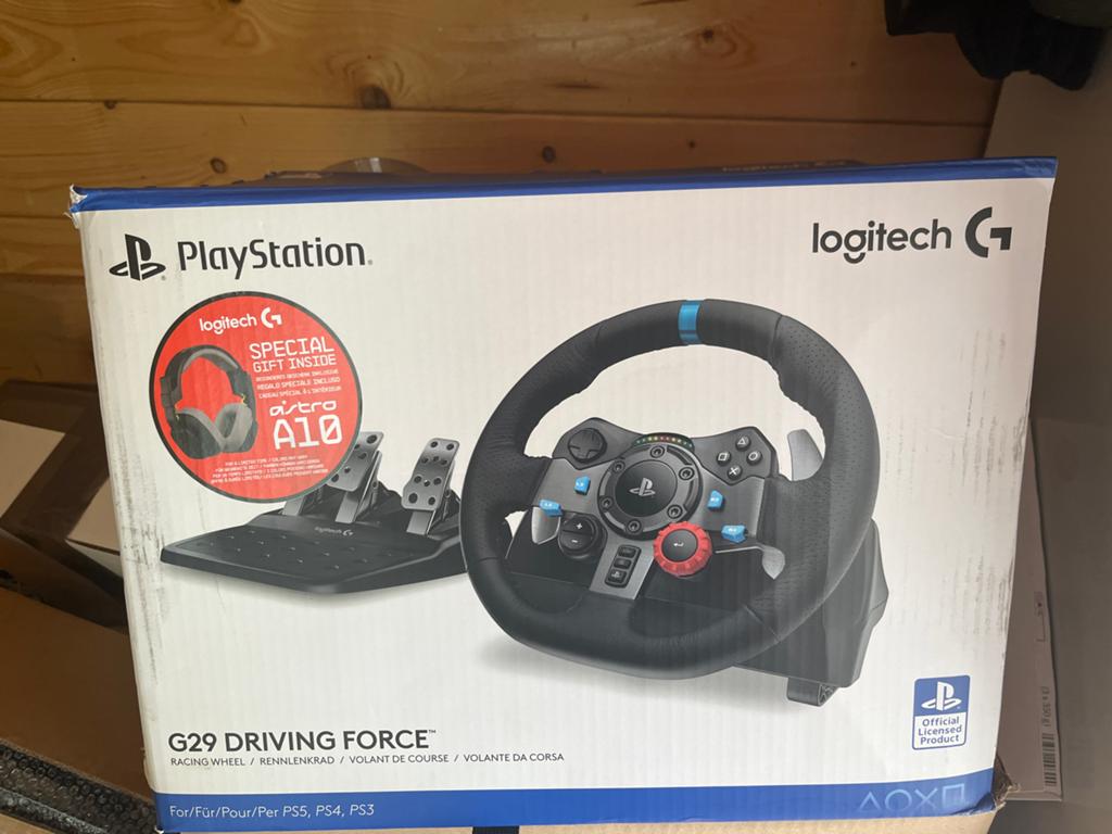 Logitech G29 Driving Force Stuurwiel & Pedalen PS3/PS4/PS5, Ophalen, Zo goed als nieuw, Stuur of Pedalen, PlayStation 3