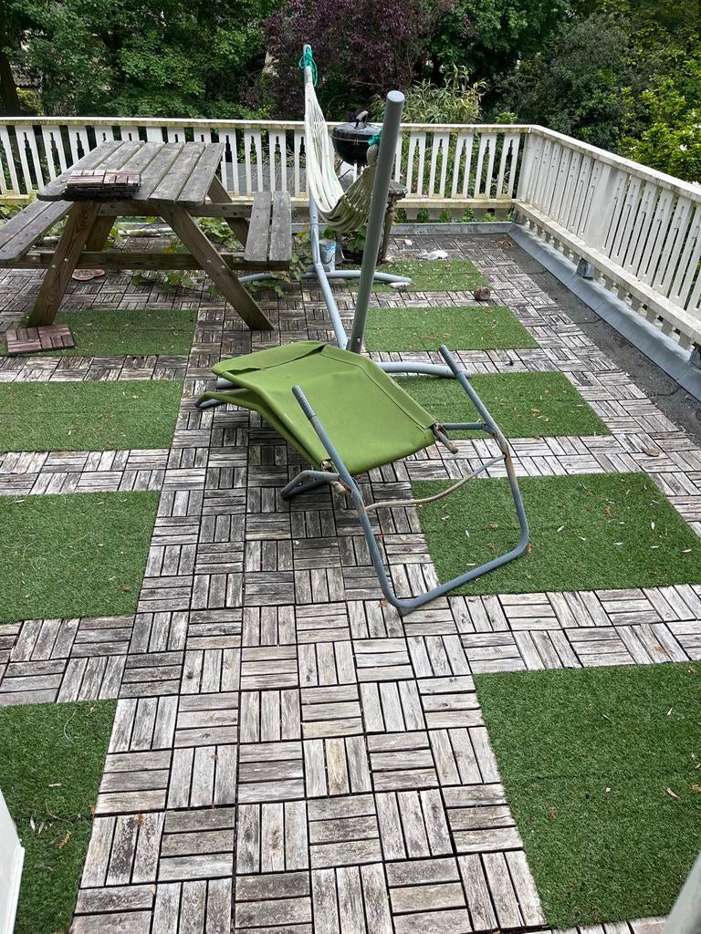 IKEA Vlondertegels Acacia, Ophalen, Gebruikt, Hout