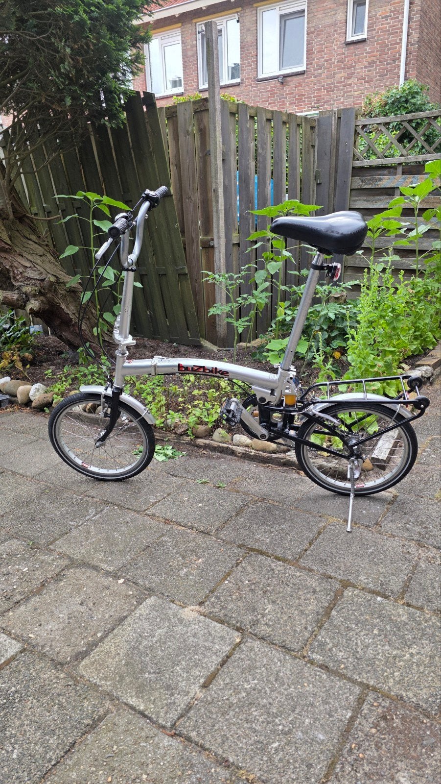 BuZBike Vouwfiets met 3 Versnellingen, Fietsen en Brommers, Fietsen | Vouwfietsen, Ophalen, 16 tot 18 inch, Versnellingen, Zo goed als nieuw