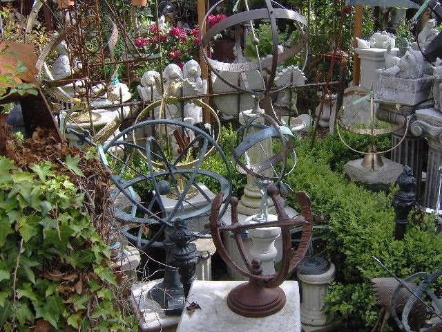 Zonnewijzer ster, gietijzer en meer zonnewijzers De Evenaar, Tuin en Terras, Zonnewijzers, Ophalen