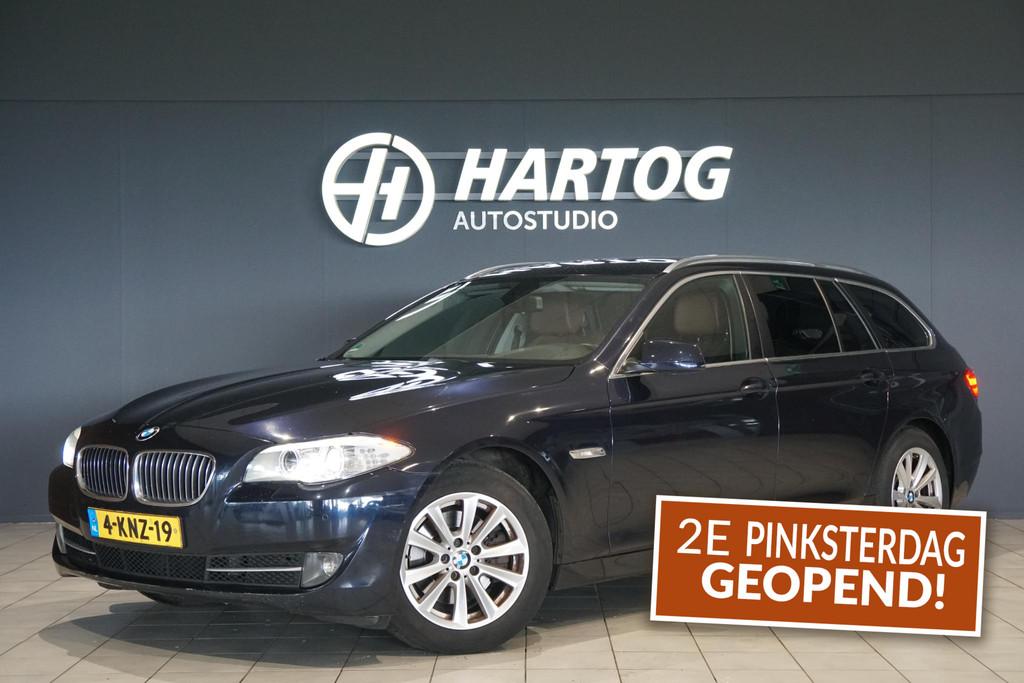 BMW 5-serie Touring 520i *MOTOR DEFECT* + LEDER / STOELVERWA, Auto's, Automaat, Euro 5, Gebruikt, 4 cilinders