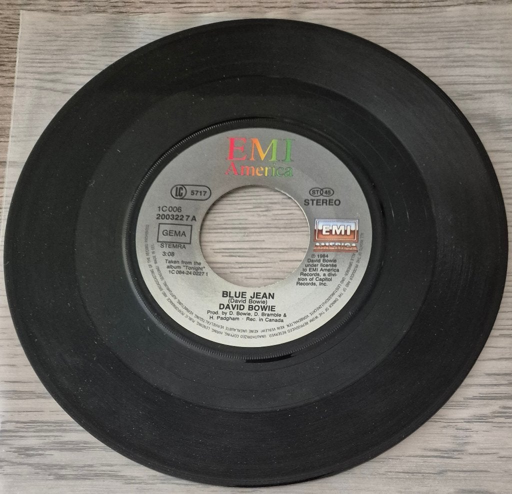 David Bowie – Blue Jean, Cd's en Dvd's, Vinyl Singles, Ophalen of Verzenden