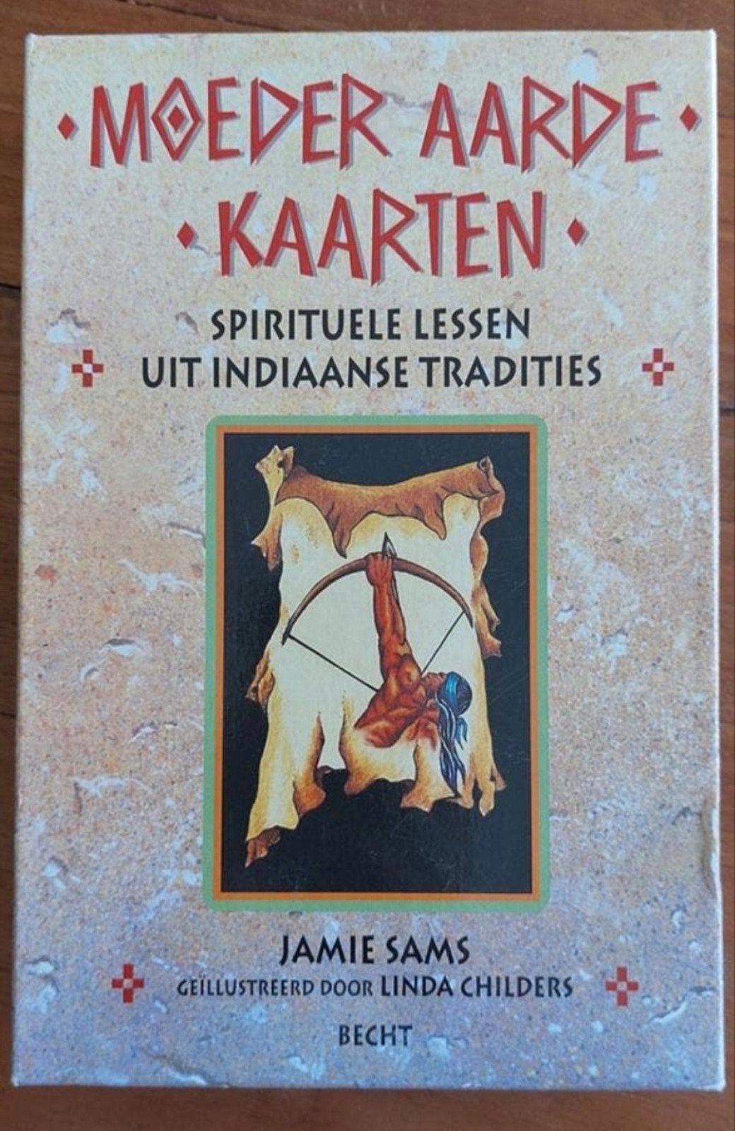 Jamie Sams,  Moeder Aarde kaartendeck + boek, Boeken, Esoterie en Spiritualiteit, Ophalen of Verzenden, Zo goed als nieuw