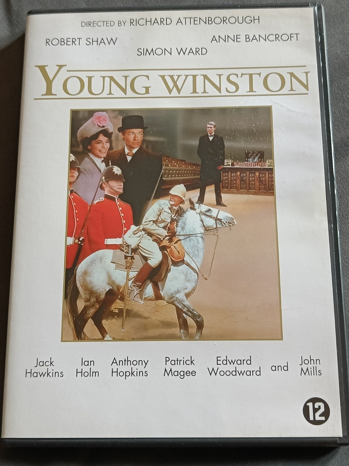 Young Winston DVD - Historisch Drama, Cd's en Dvd's, Gebruikt, Historisch of Kostuumdrama, Nederlands, Inclusief doosje