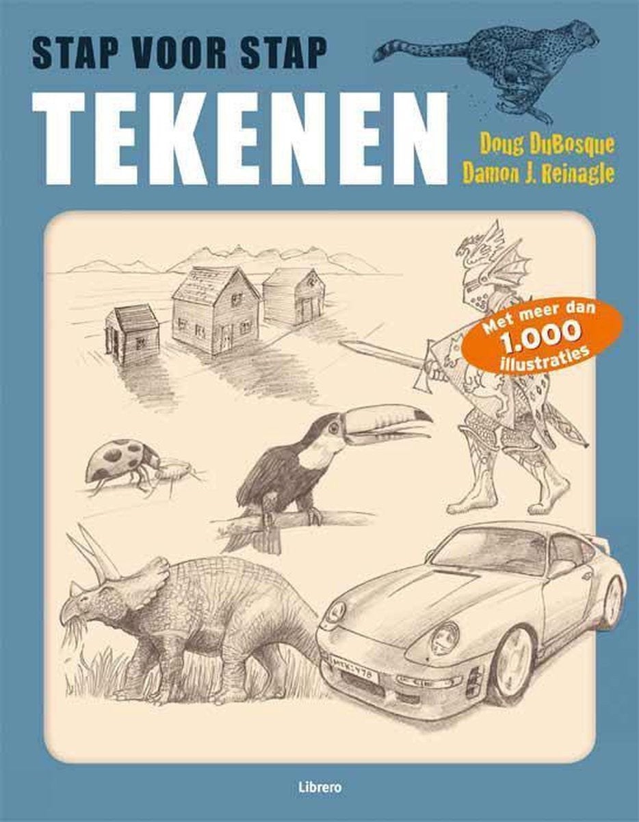Stap voor Stap Tekenen - Doug DuBosque & Damon J. Reina, Ophalen of Verzenden, Gebruikt, Boek of Gids