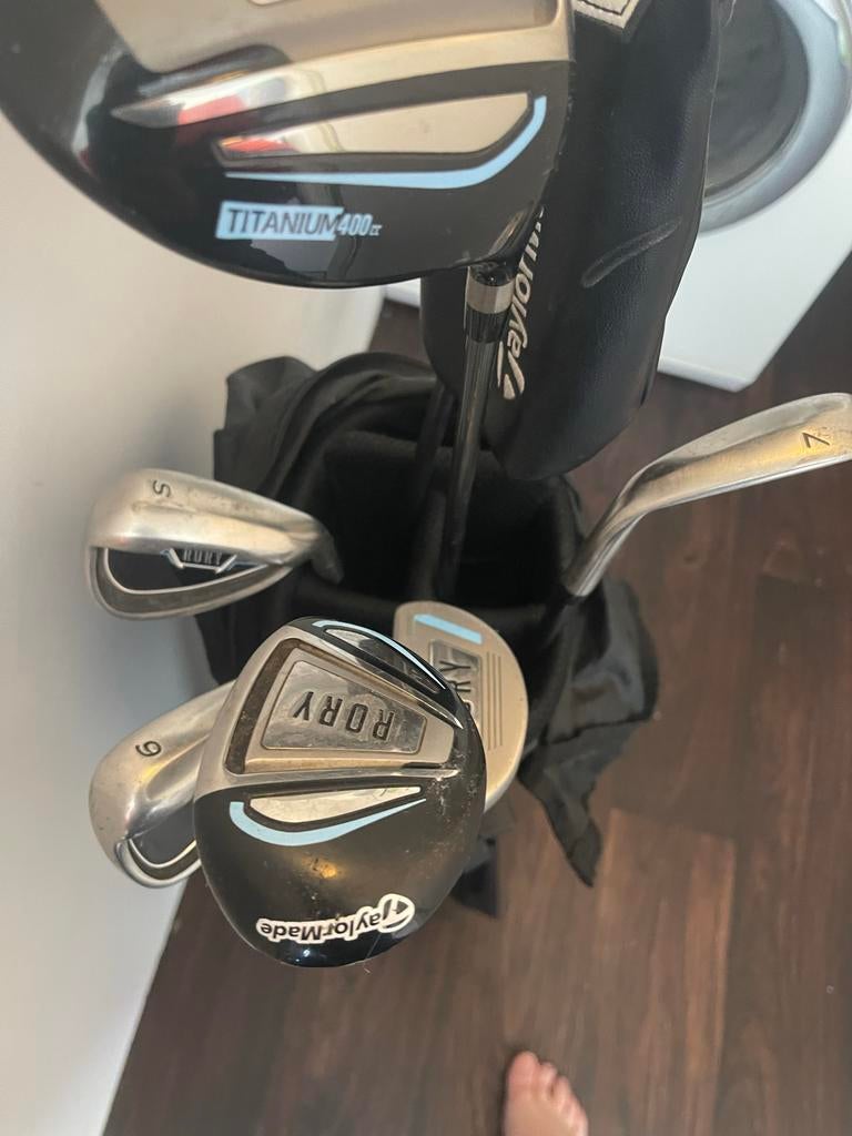 Complete golfset voor kinderen - Rory by TaylorMade, Sport en Fitness, Golf, Ophalen, Gebruikt, Set, Overige merken