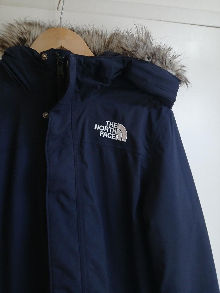 The North Face jas, Kleding | Heren, Jassen | Winter, Blauw, Ophalen of Verzenden, Gedragen, The North Face