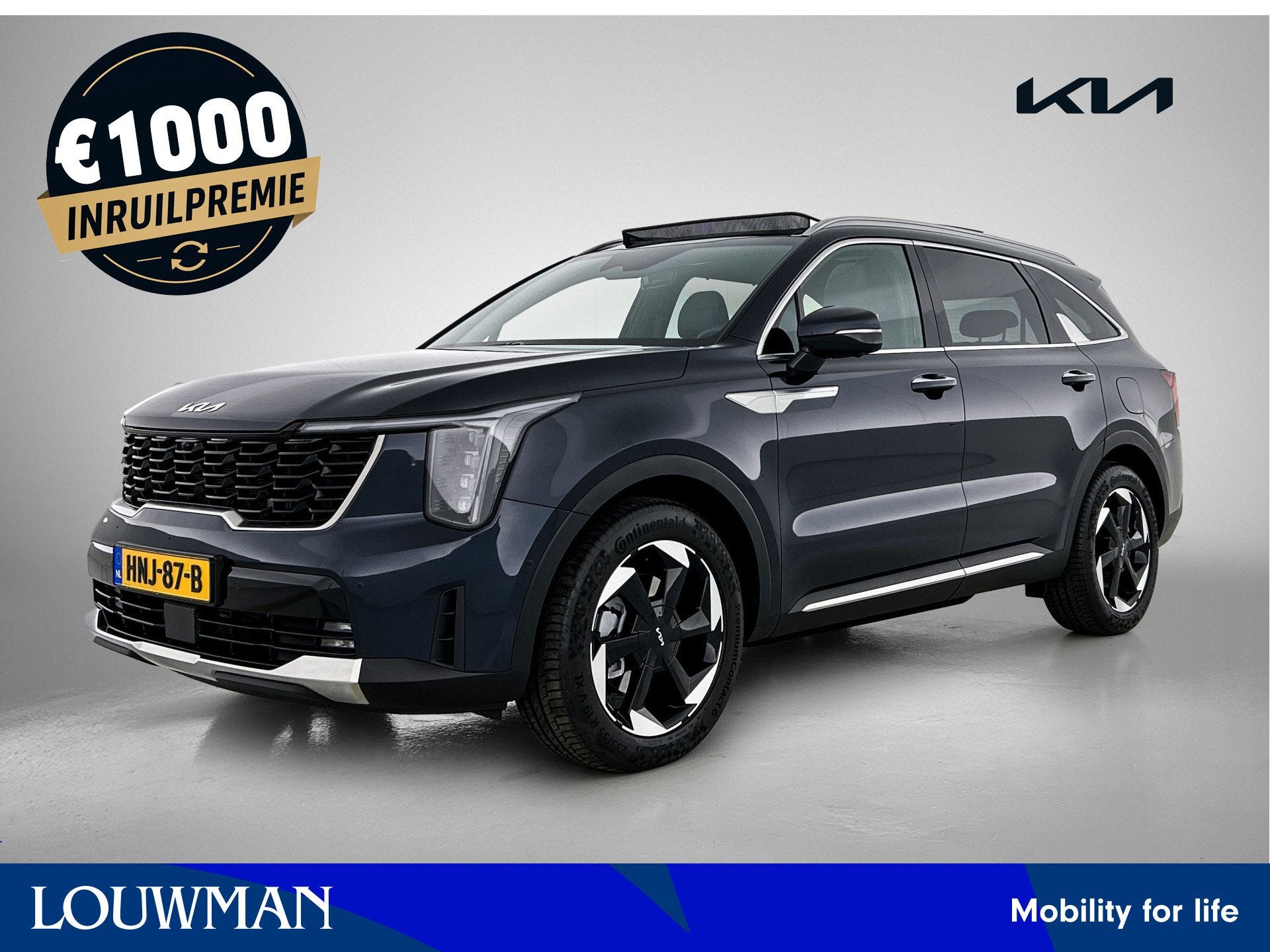 Kia Sorento 1.6 T-GDi Plug-in Hybrid 4WD ExecutiveLine 7p. |, 12 maanden, 2005 kg, Gebruikt, 4 cilinders