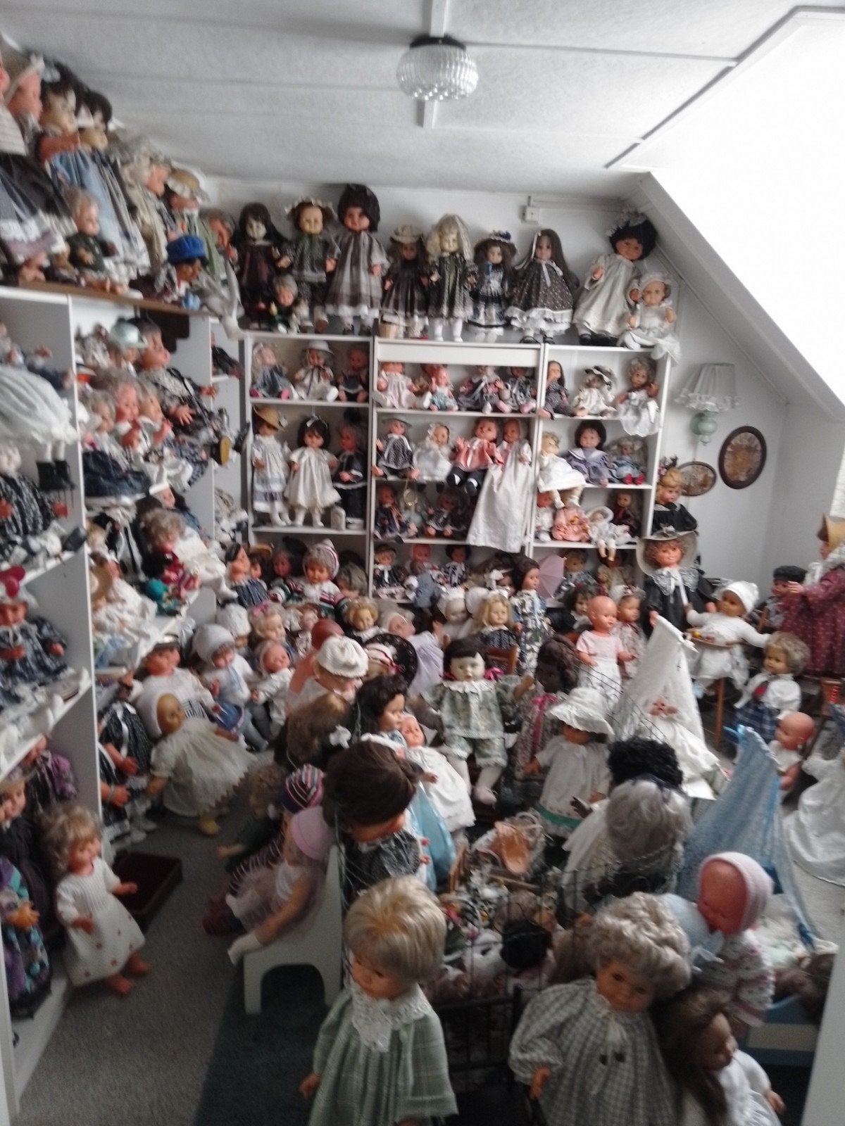 Zeer grote verzameling oude poppen - geen losse verkoop, Ophalen, Gebruikt, Pop