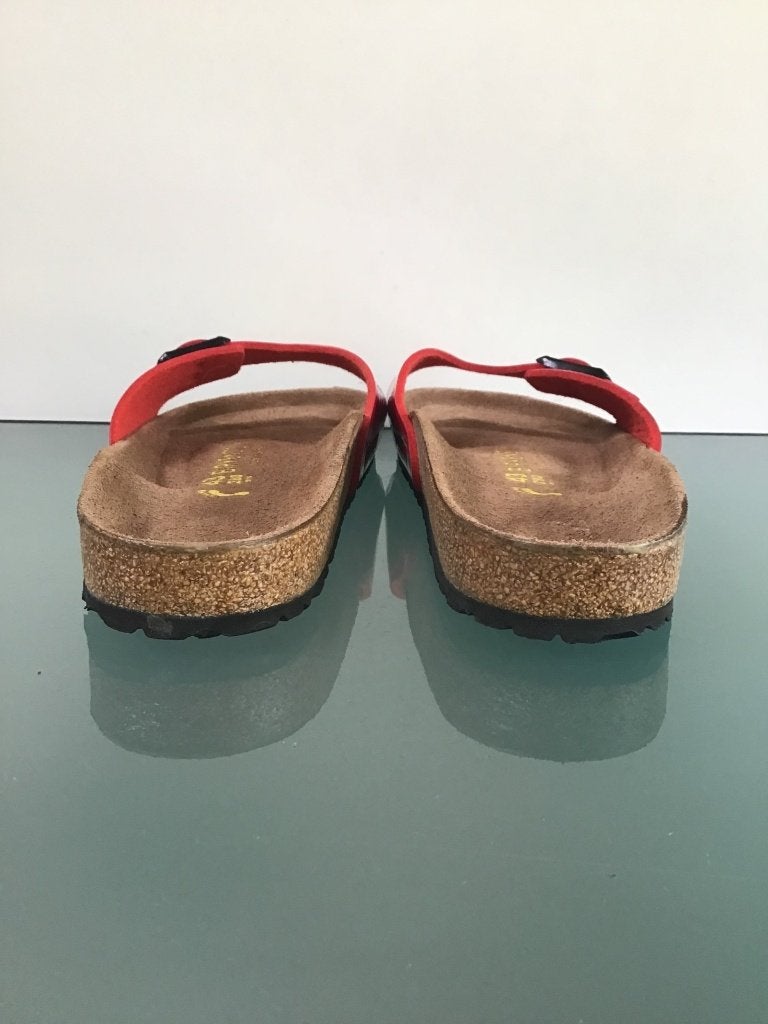 Birkenstock 43 Madrid rood Nieuw! | Gratis verzenden, Slippers, Verzenden, Nieuw, Rood