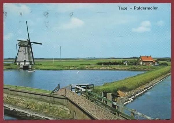 Texel - Poldermolen - 1978 (pst.st. Alkmaar), Verzenden, 1960 tot 1980, Gelopen, Waddeneilanden