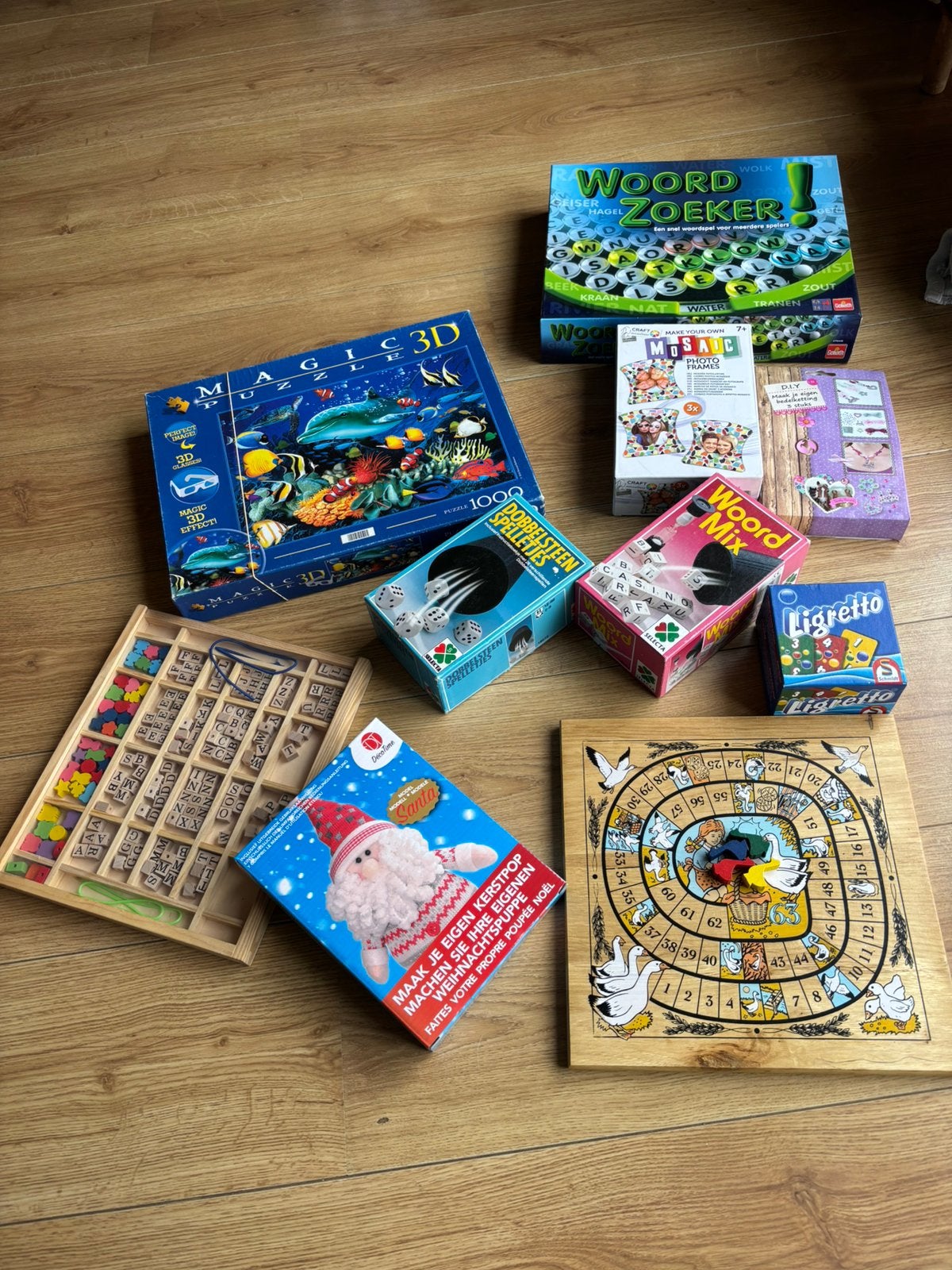 Spelletjes + knutels (D.I.Y), Ophalen, Zo goed als nieuw