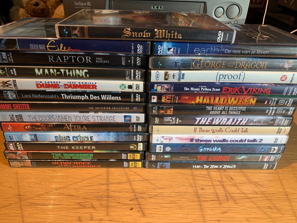 Stapel dvd’s (horror, humor, muziek, etc), Vanaf 16 jaar, Ophalen of Verzenden, Zo goed als nieuw, Overige genres