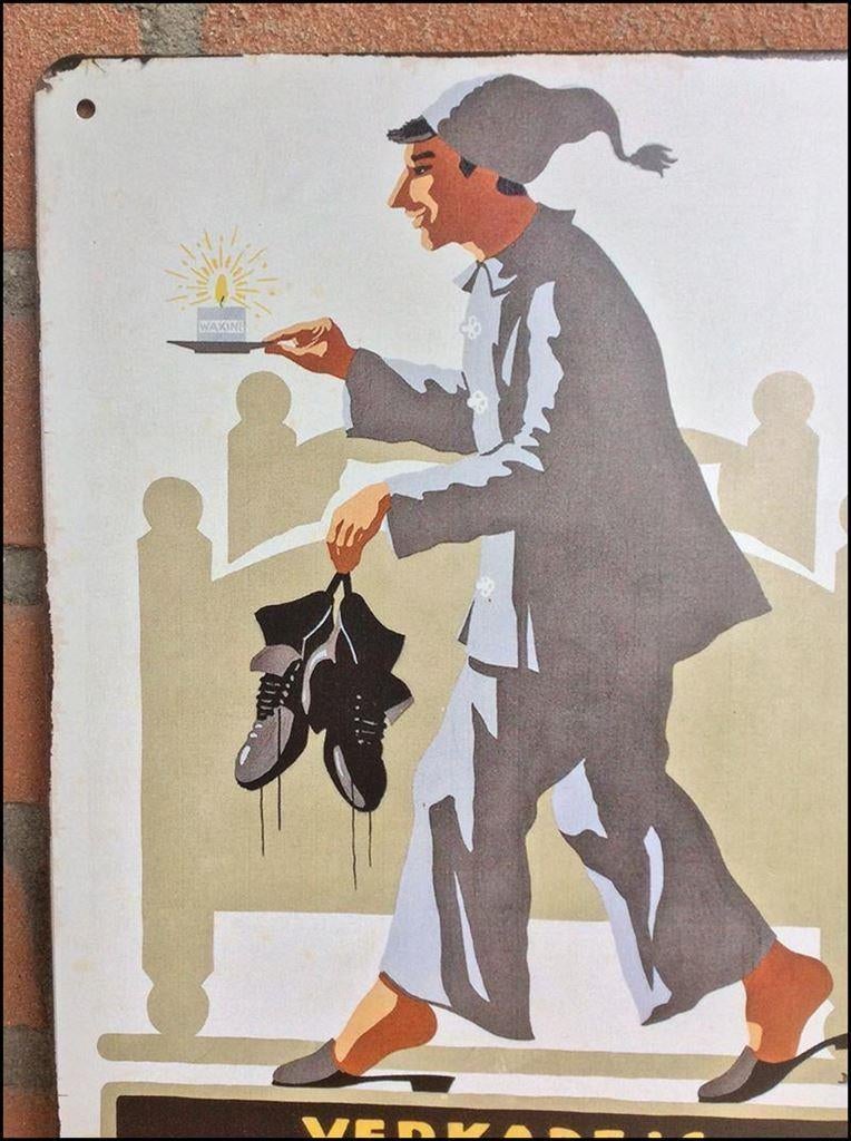 VERKADE Nachtlicht Mooi Art Deco Reclame Bord, Verzenden, Overige typen