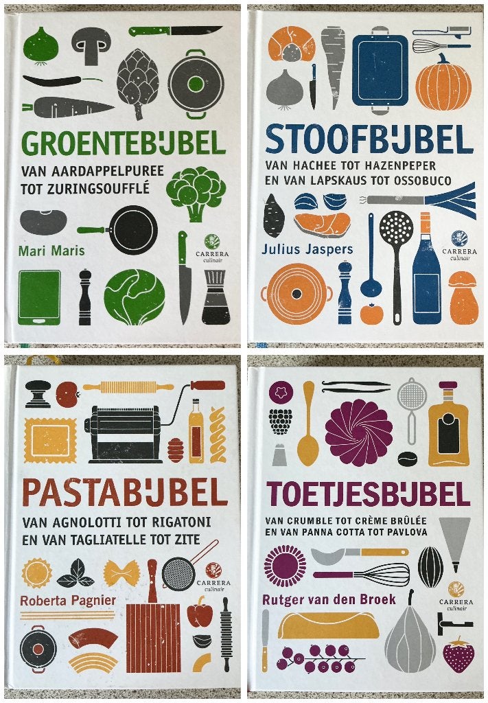 Groentebijbel / Stoofbijbel / Toetjesbijbel (HC), Ophalen of Verzenden, Zo goed als nieuw, Maris Van den Broek Jaspers, Gezond koken