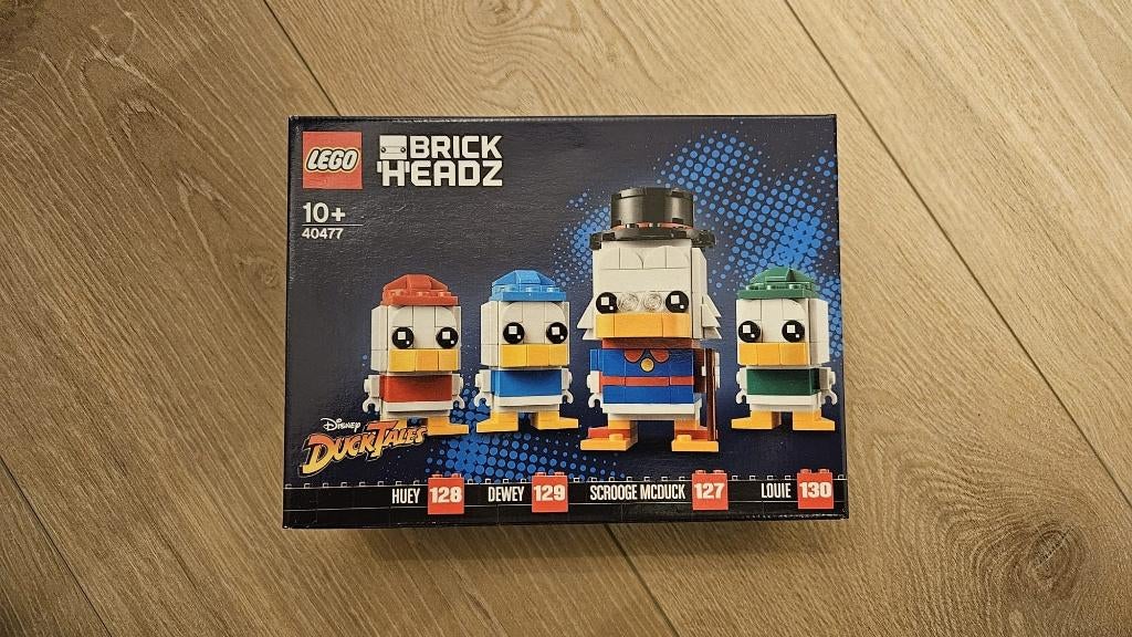 40477 LEGO BrickHeadz Dagobert Duck, Kwik, Kwek en Kwak, Ophalen, Nieuw, Complete set, Lego