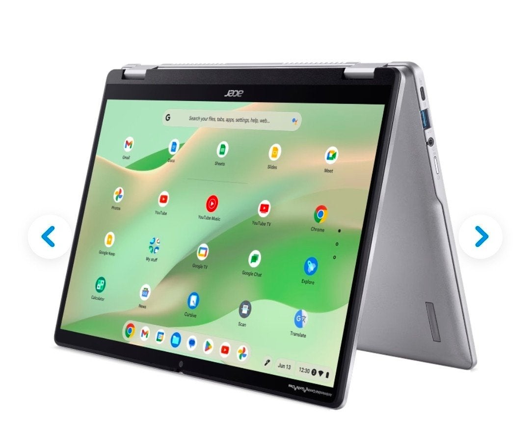 Acer Chromebook Spin 314 CP314-1H (incl. roze sleeve), Computers en Software, Chromebooks, Zo goed als nieuw, 14 inch, 4 GB of minder