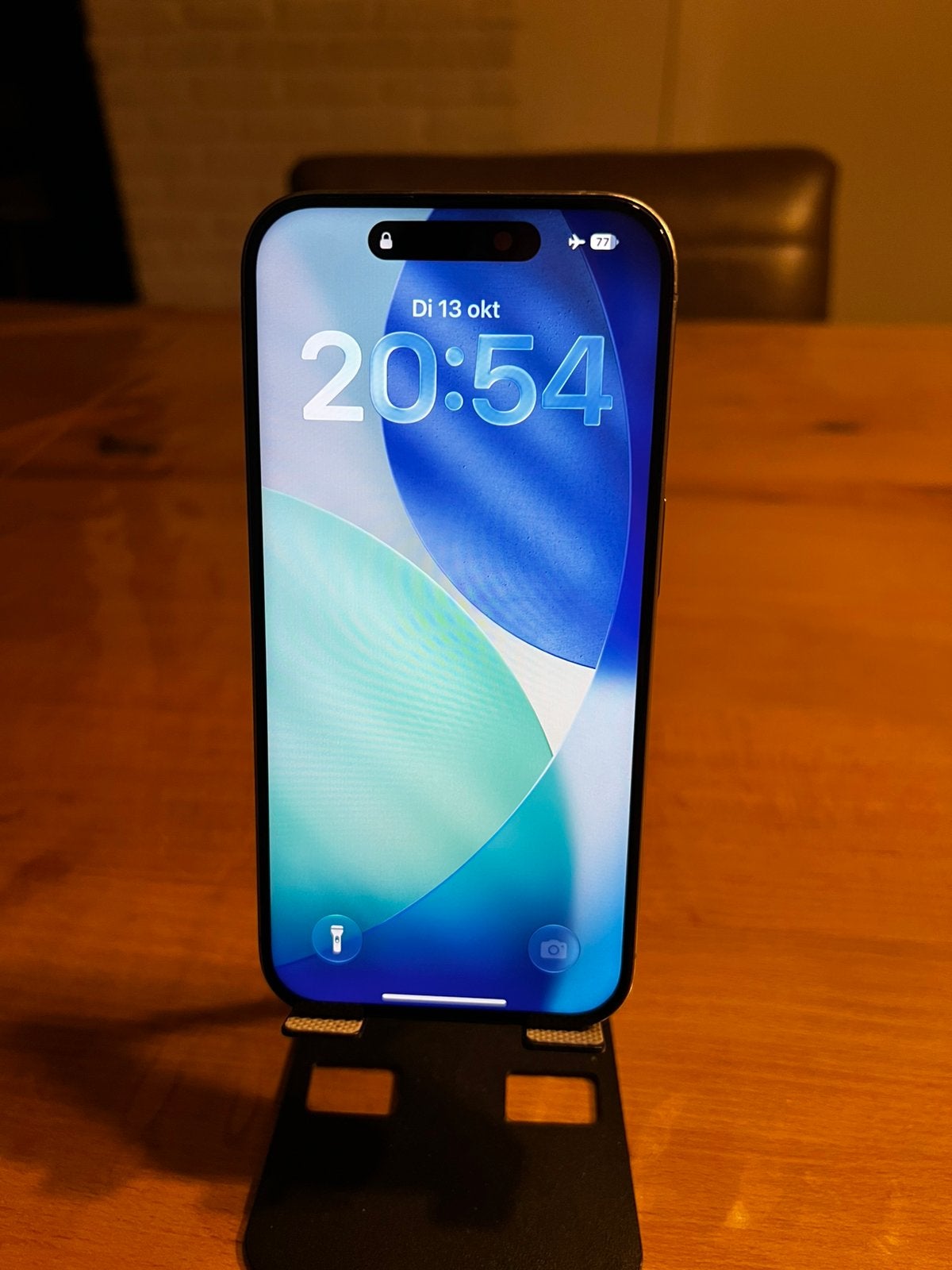 iPhone 15 Pro 128GB - Goede staat, nieuw scherm (LCD) 86%SOH, 128 GB, 86 %, Wit, Ophalen of Verzenden