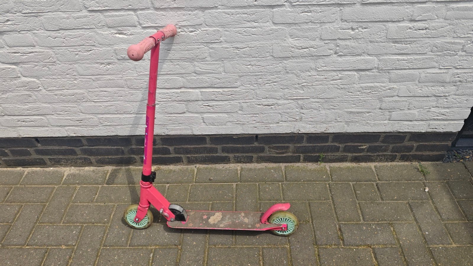 Roze step voor kinderen, Fietsen en Brommers, Steps, Ophalen, Gebruikt, Gewone step, Playtive