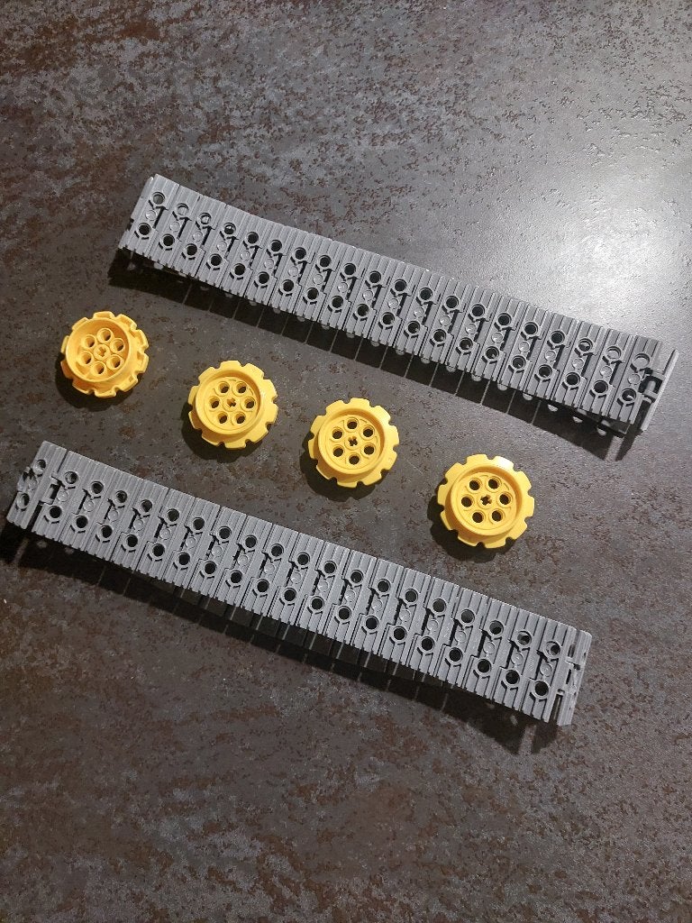 technic Lego rups 84 rupsband onderdeeltjes, Lego, Ophalen of Verzenden, Zo goed als nieuw, Technic