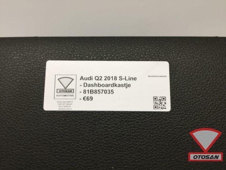 audi q2 2018 s line dashboardkastje 81b857035, Auto-onderdelen, Gebruikt, AUDI AG, Auto-Union-Strasse 1
85045  Ingolstadt, DE