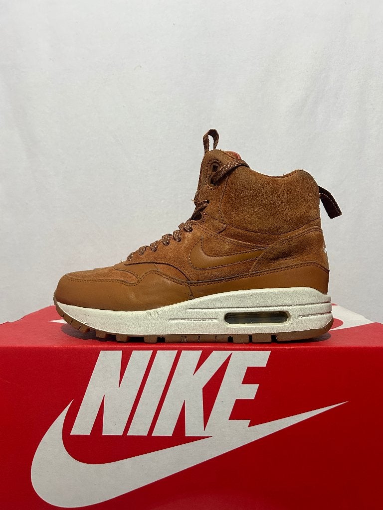 Maat 38 - Nike Air Max 1 Mid Sneakerboot Tawny Gum Brown, Bruin, Verzenden, Nike, Nike
