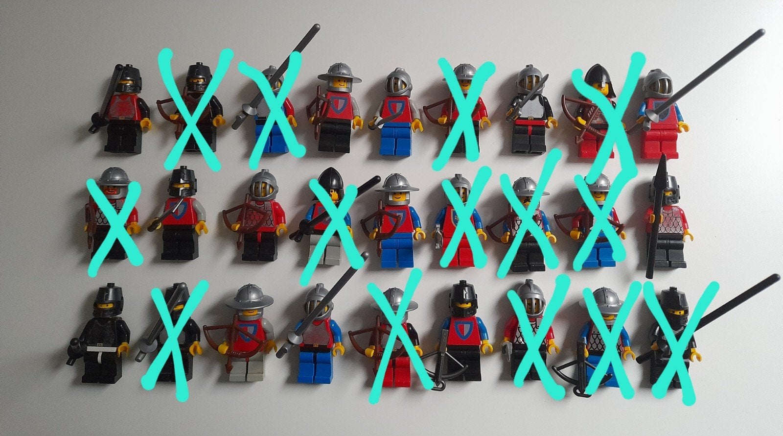 Lego ridders | Uitzoeken €4 per stuk, Ophalen of Verzenden, Zo goed als nieuw