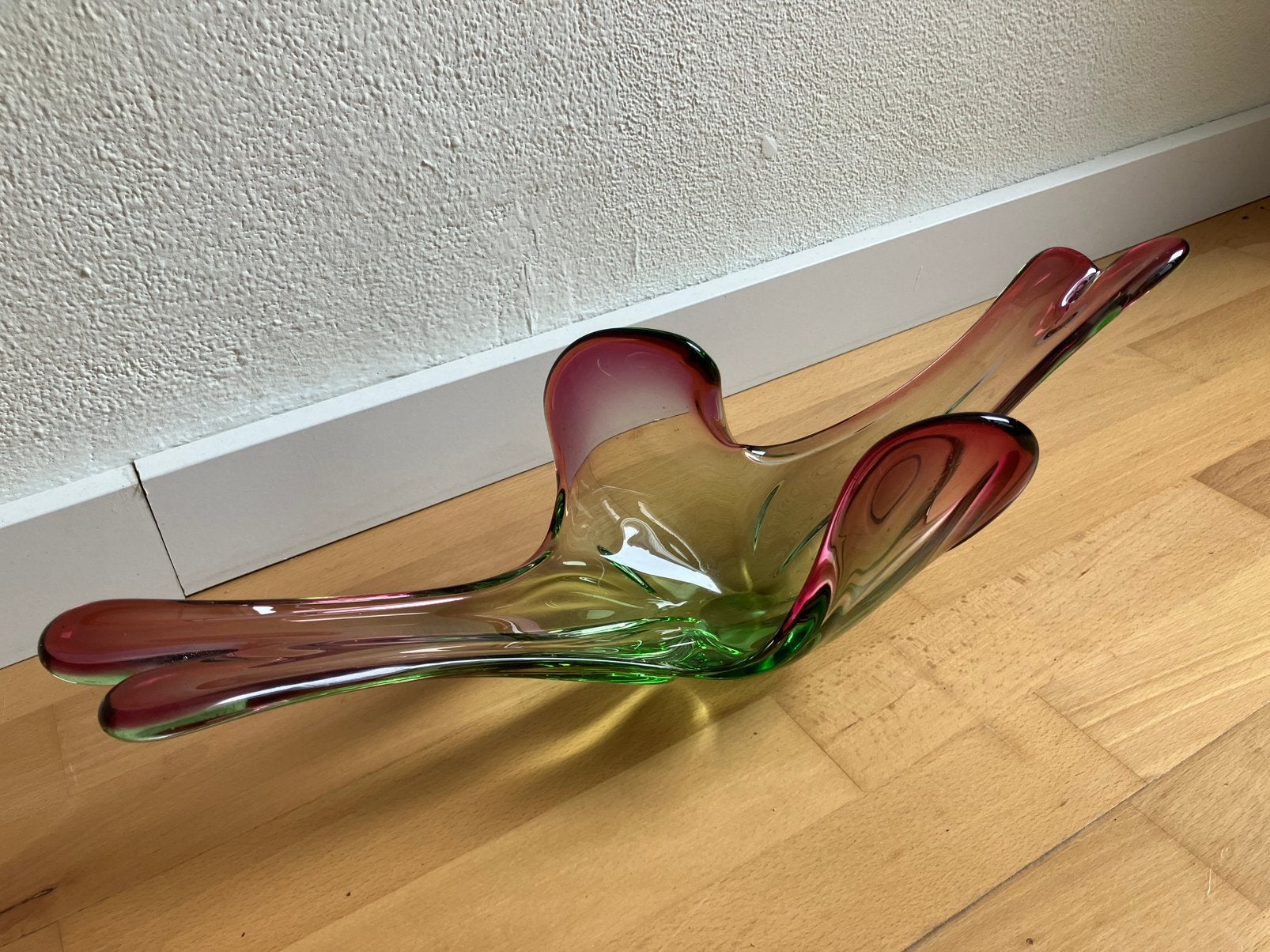 Murano glazen schaal glas antiek vintage retro, Ophalen