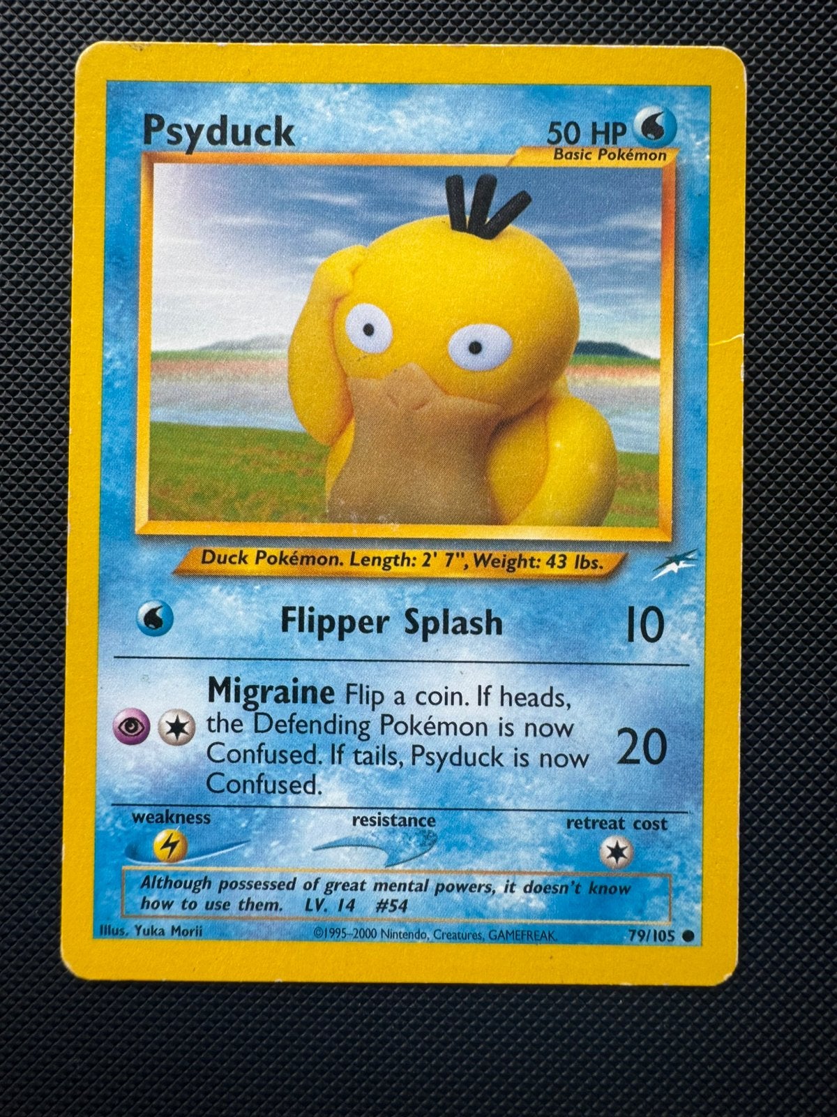 Psyduck #79 - Neo Destiny - English - Good, Hobby en Vrije tijd, Verzamelkaartspellen | Pokémon, Ophalen of Verzenden, Gebruikt