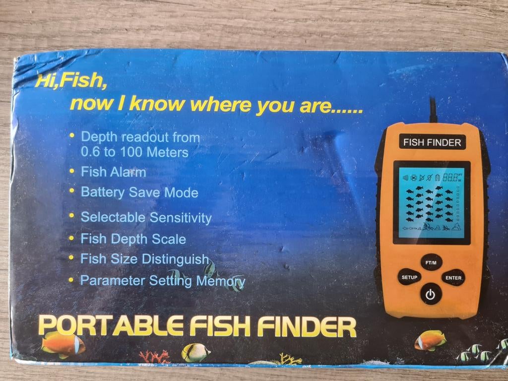 Fishfinder/dieptemeter nieuw, Ophalen, Nieuw, Kaartplotter of Fish Finder