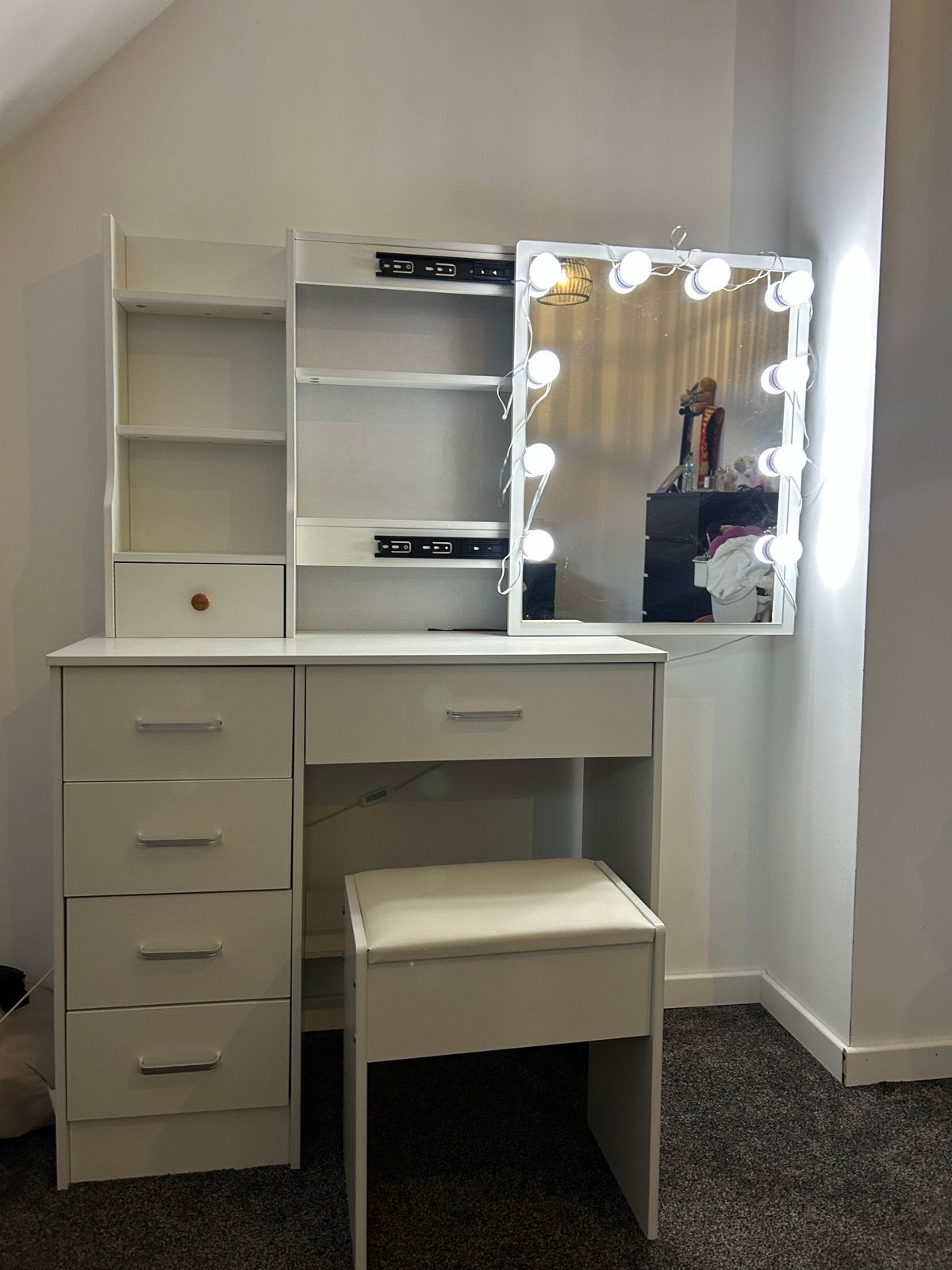 Makeup vanity, Ophalen, 100 tot 150 cm, 50 tot 100 cm, Zo goed als nieuw
