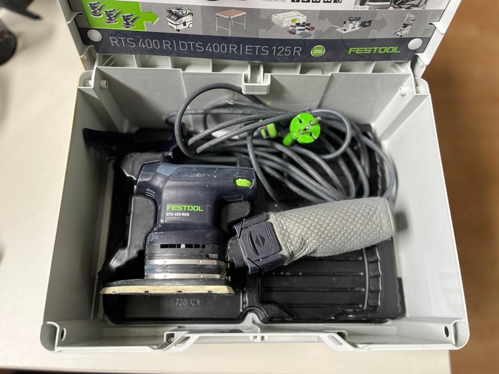 Zeer weinig gebruikt Festool DTS 400 REQ met systainer, Doe-het-zelf en Verbouw, Gereedschap | Schuurmachines, Ophalen, Zo goed als nieuw