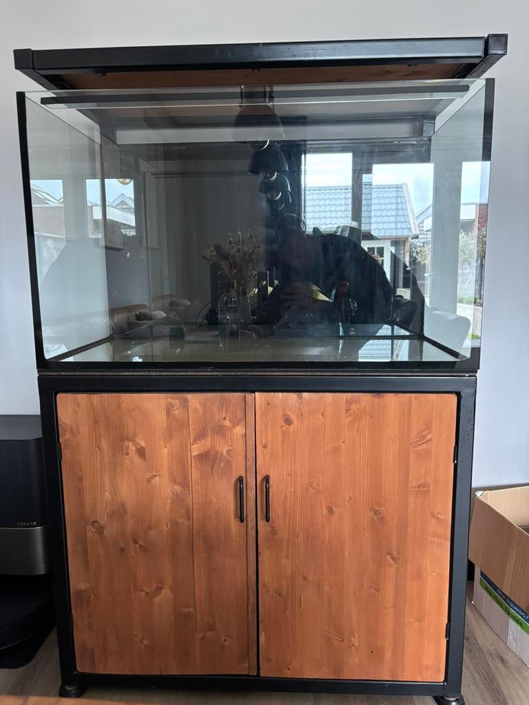 Aquarium 300L incl (JBL Led, Oase biomaster, CO2), Dieren en Toebehoren, Ophalen, Zo goed als nieuw, Leeg aquarium