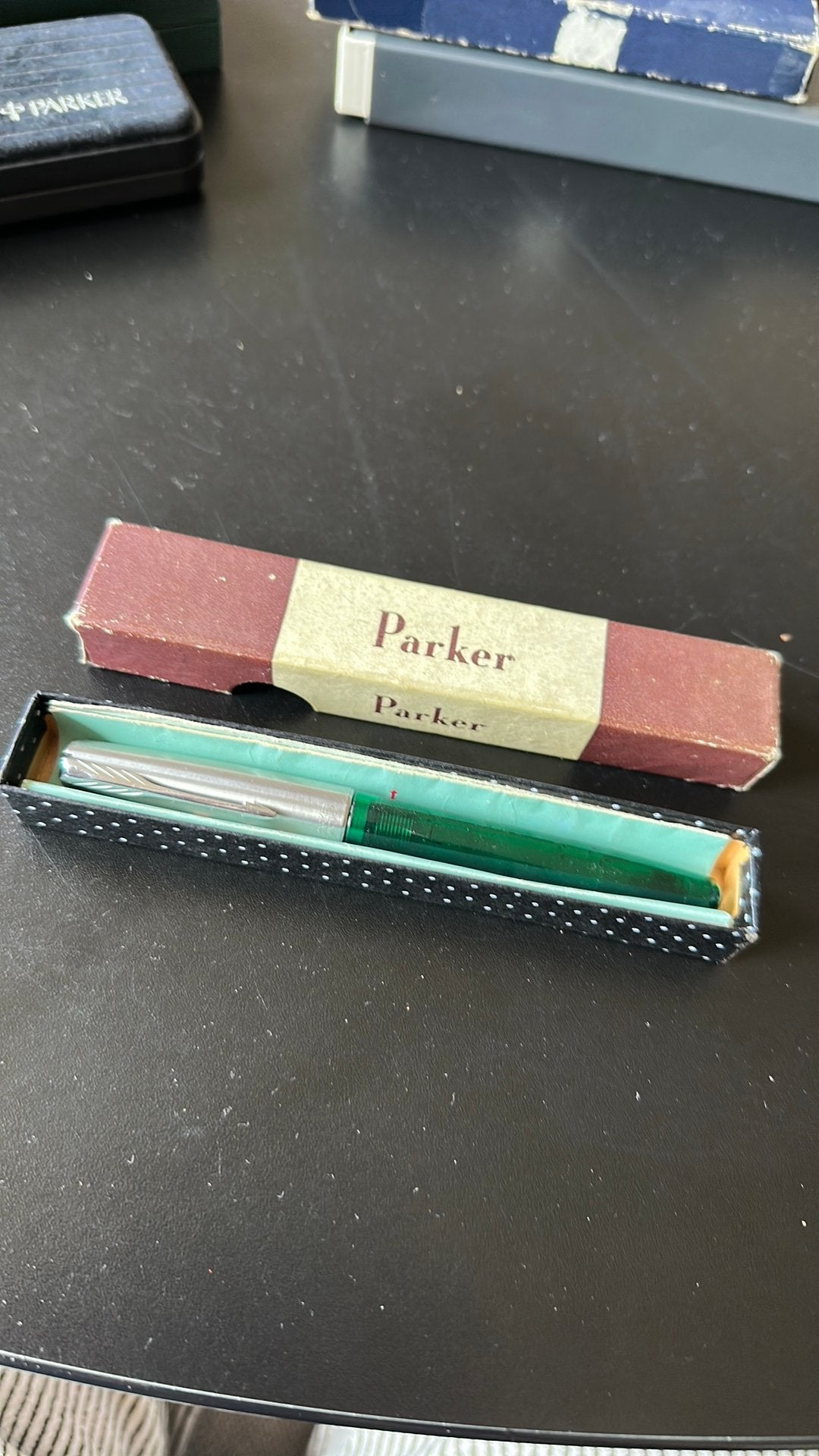 Vintage Parker frontier vulpen, Nieuw, Met doosje, Vulpen, Parker