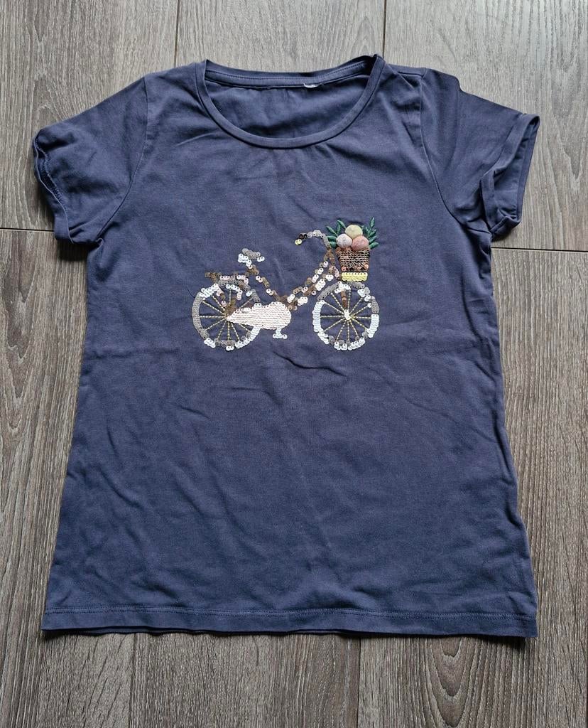 Mooi shirt Takko 134/140, Kinderen en Baby's, Meisje, Ophalen of Verzenden, Zo goed als nieuw, Shirt of Longsleeve