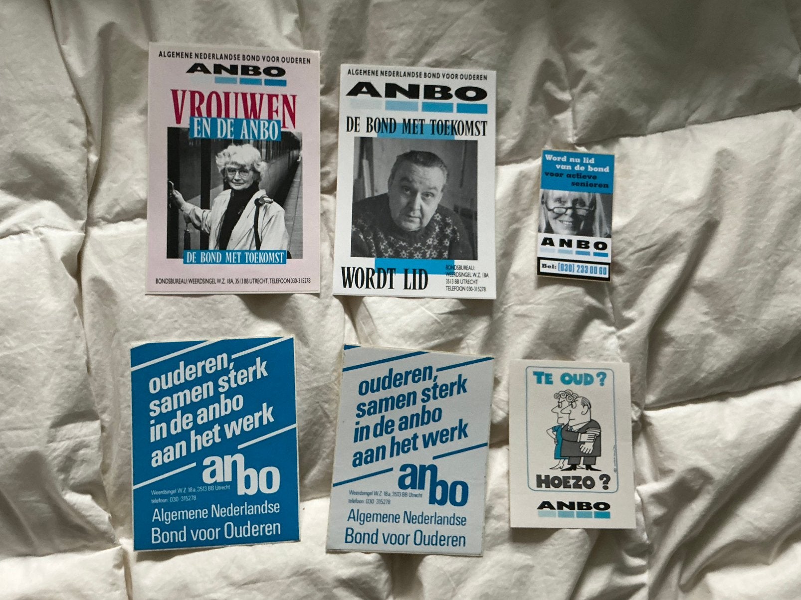 Stickers ANBO, Ophalen of Verzenden, Zo goed als nieuw