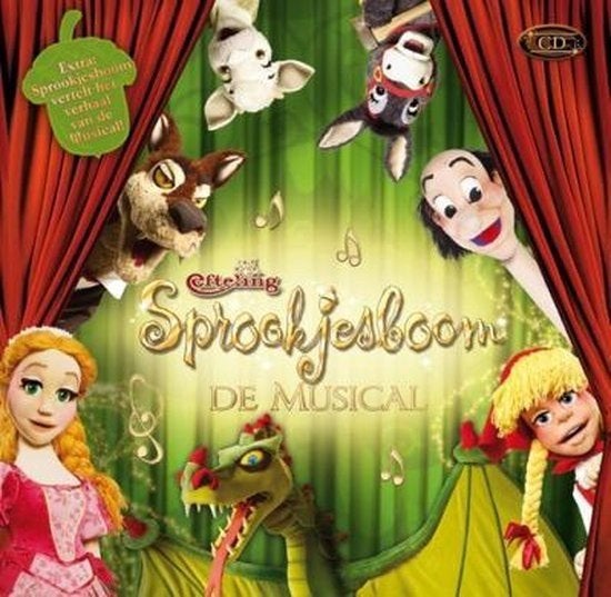 Kinder C.D. (2010) de Efteling Sprookjesboom de Musical, Gebruikt, Musical, Inclusief doosje, Ophalen of Verzenden