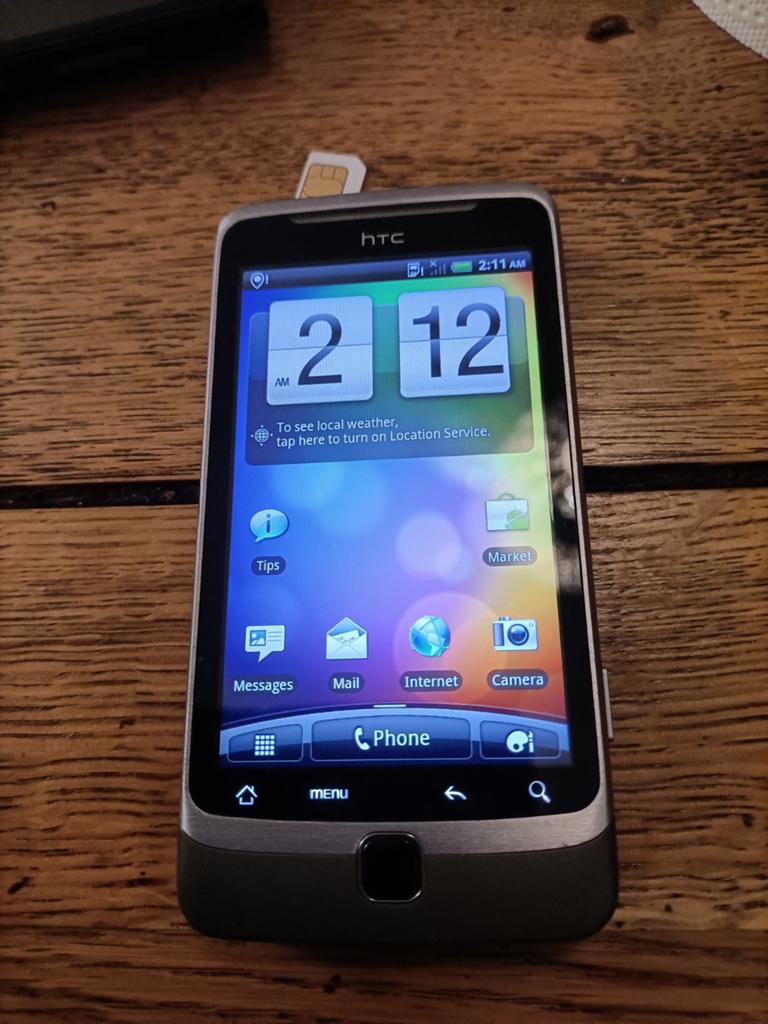 HTC Desire Z A7272 Android Smartphone met QWERTY toetsenbord, HTC, Gebruikt, Zwart, Fysiek toetsenbord