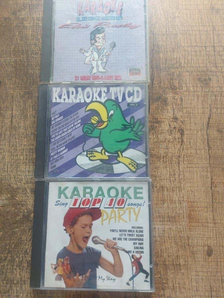CDs Karaoke / 3 stuks, Ophalen of Verzenden, Gebruikt, Album, Inclusief doosje